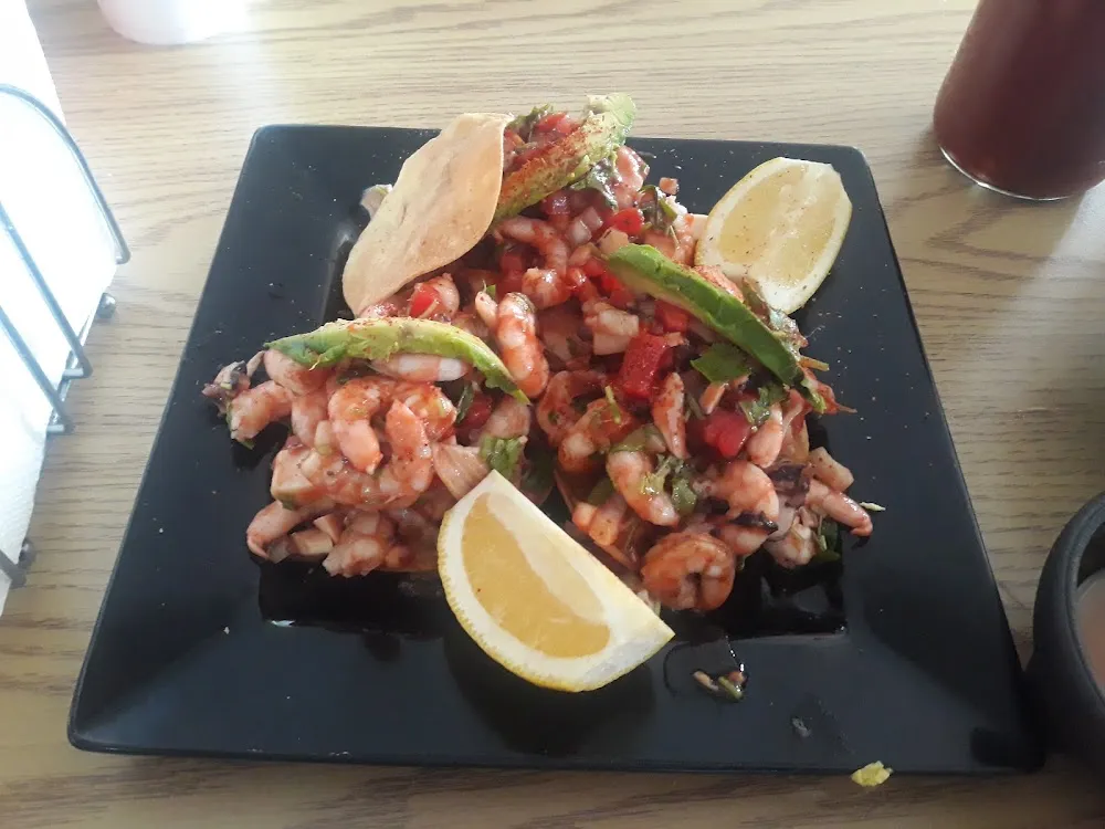 Tostadas de Camarones